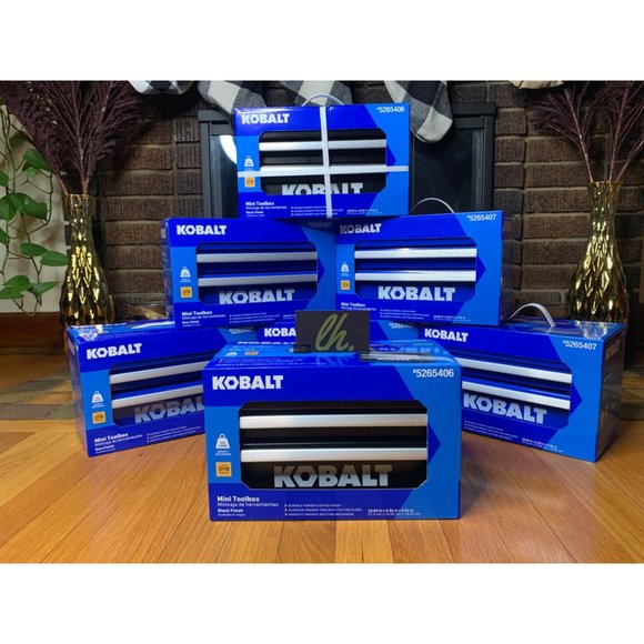 New 25th Anniversary Kobalt Mini Toolbox Black Two Drawer - Picture 2 of 7